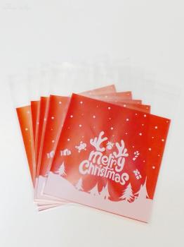 weihnachtliche rote Geschenktütchen "Merry Christmas"